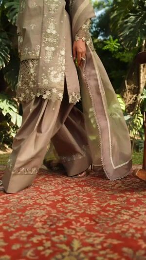 Beige Kurta Set for Women