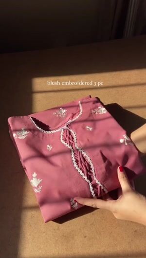 Blush pink Kurta Set for Women