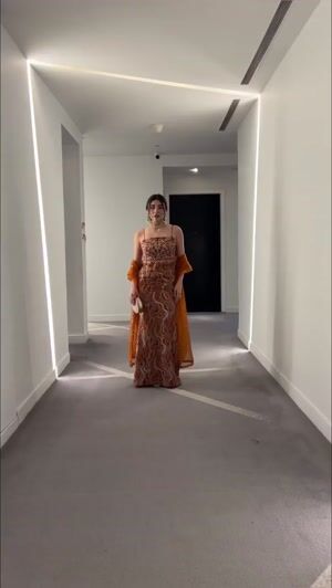 Orange Dress for Women