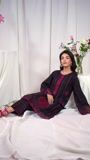 Black Kurta Set for Women