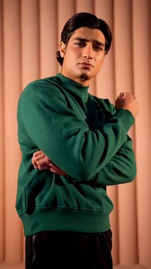 Green Sweatshirt for Men