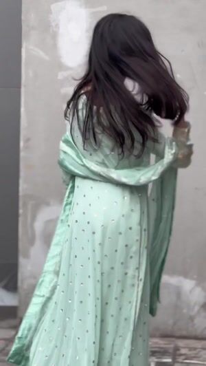Pastel green Pishwas for Women