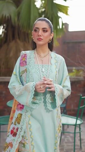 Ice blue Kurta Set for Women