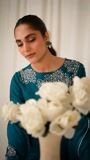 Teal Kurta Set for Women