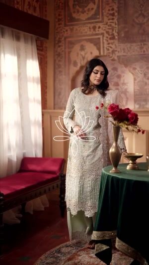 Mint green Kurta Set for Women