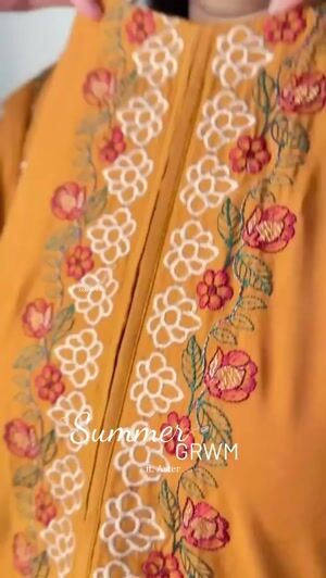 Orange Kurta Set for Women