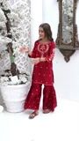 Maroon Gharara for Girl