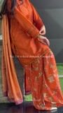 Orange Kurta Set for Women