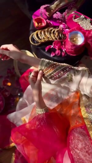 Cream Gharara for Women