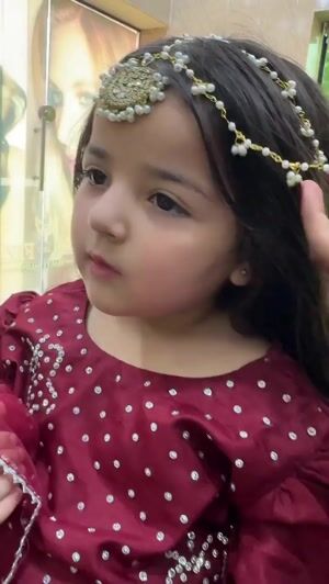 Maroon Kurta Set for Girl