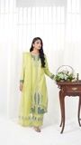 Acid yellow Kurta Set for Women