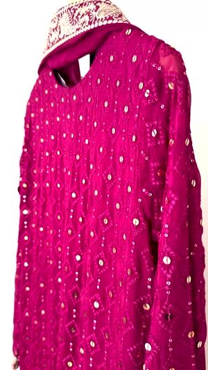Fire red Kurta Set for Women