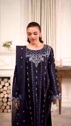Navy blue Kurta Set for Women