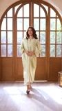 Pistachio green Kurta Set for Women