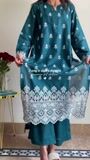 Teal Kurta Set for Women