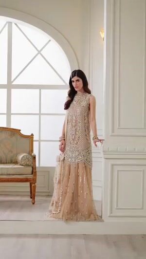 Gold Sharara for Women
