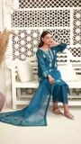Teal Kurta Set for Women