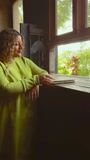 Olive green Short Frock for Women