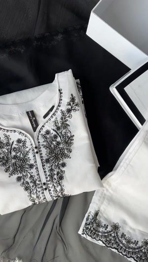White Kurta Set for Women