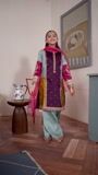 Purple Kurta Set for Girl