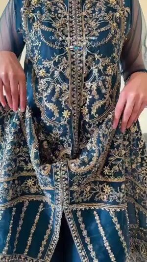 Navy blue Sharara for Women