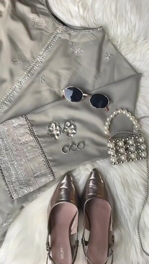 Ash grey Kurta Set for Women
