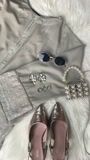 Ash grey Kurta Set for Women