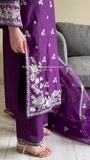 Purple Kurta Set for Women
