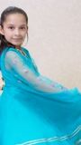 Dark cyan Pishwas for Girl