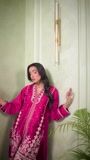 Shocking pink Kurta Set for Women