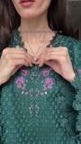 Bottle green Kurta Set for Women