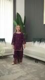 Purple Kurta Set for Girl