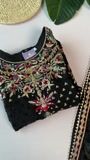 Jet black Kurta Set for Women