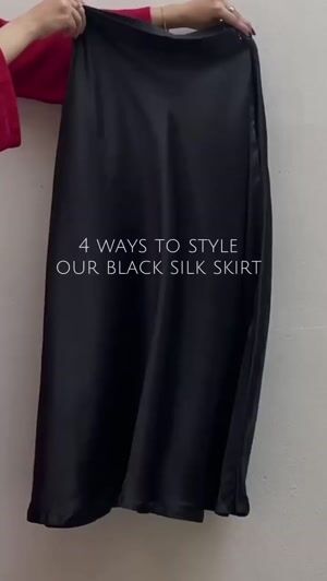 Black Skirt for Women