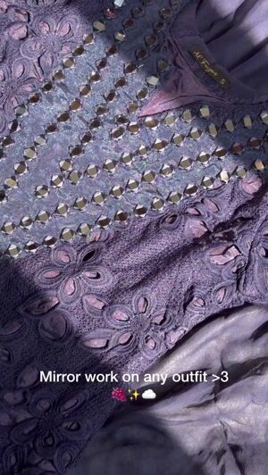 Lavender Kurta Set for Women