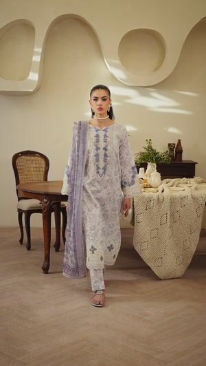 Lilac Kurta Set for Women