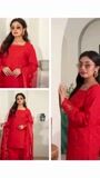 Cherry red Kurta Set for Women