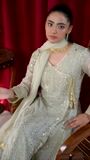 Tan brown Angrakha for Women