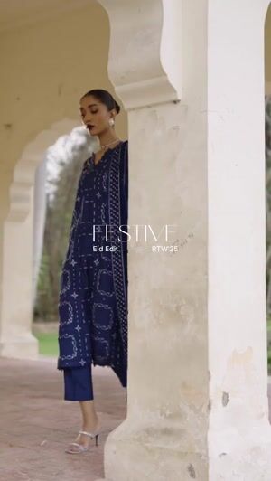 Navy blue Kurta Set for Women