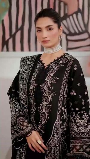 Black Kurta Set for Women