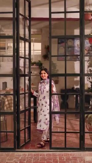 Lilac Kurta Set for Women
