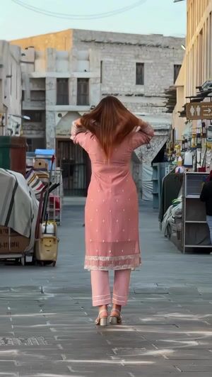 Pink Kurta Set for Women