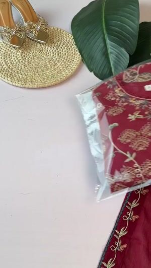 Maroon Kurta Set for Women