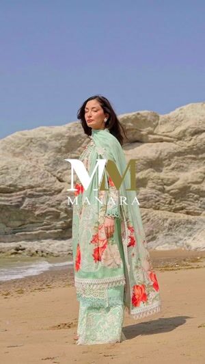 Mint green Unstitched for Women