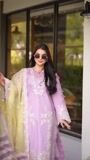 Lilac Kurta Set for Women