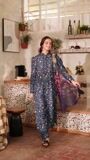 Navy blue Kurta Set for Women