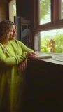 Olive green Short Frock for Women