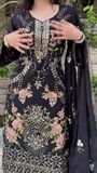 Black Kurta Set for Women