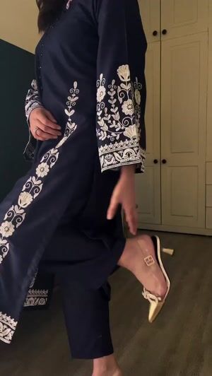 Navy blue Kurta Set for Women