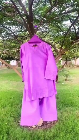 Purple Kurta Set for Women